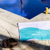 Wild Rye Camp Towel happy hour by pool