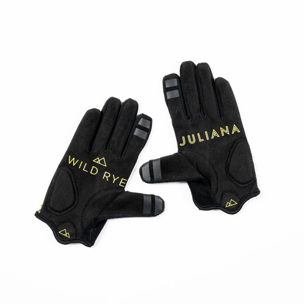 Juliana Wild Rye Galena Gel  Bike Gloves palm view