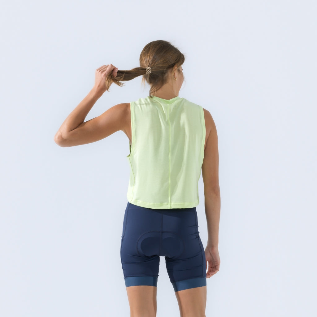 [Iced Matcha] Keller Crop Tank iced matcha back crop