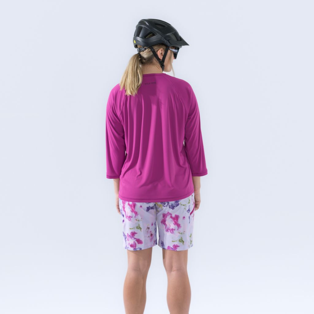 [Aster] Sloane 3/4 MTB Jersey Aster Back Crop