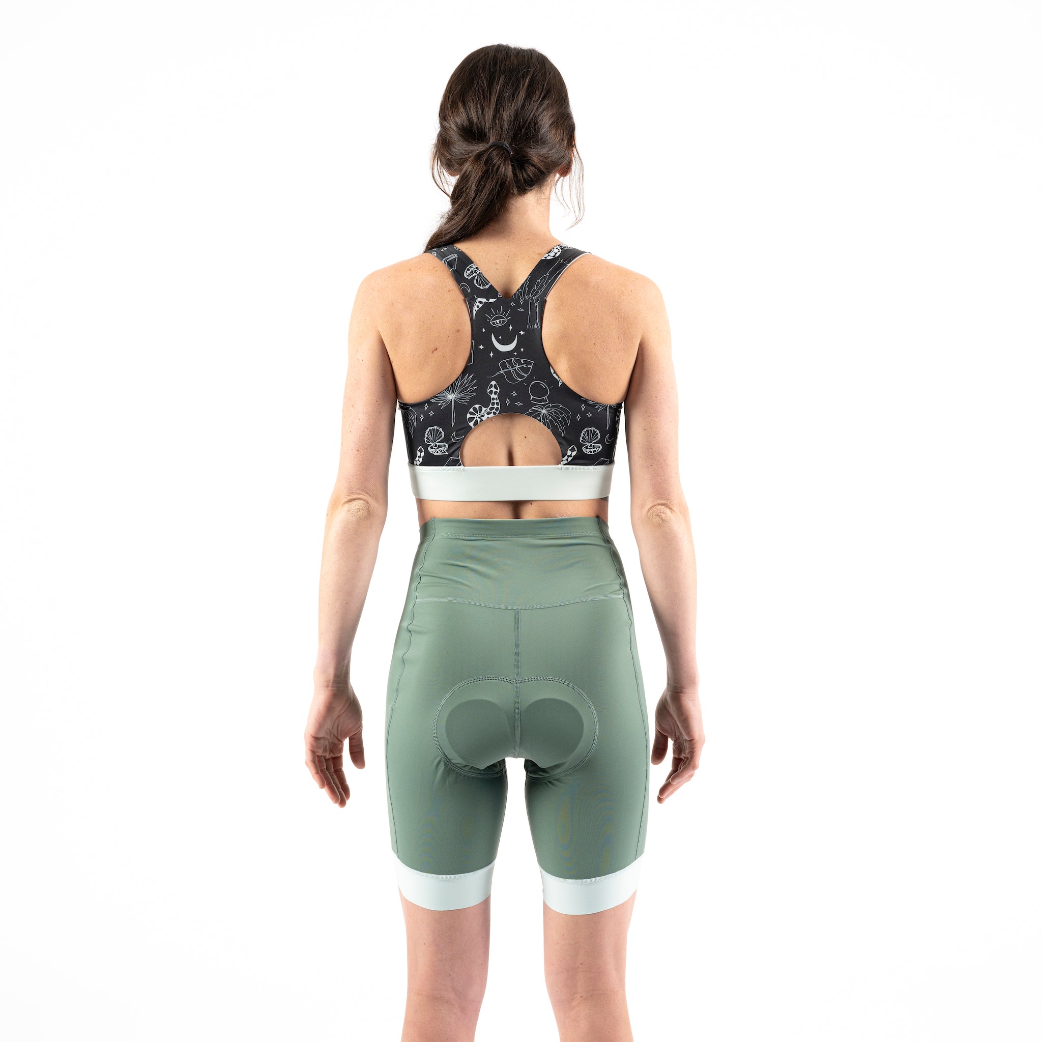 [Slate Green - Mist] Alyssa Chammy Slate Mist Back View