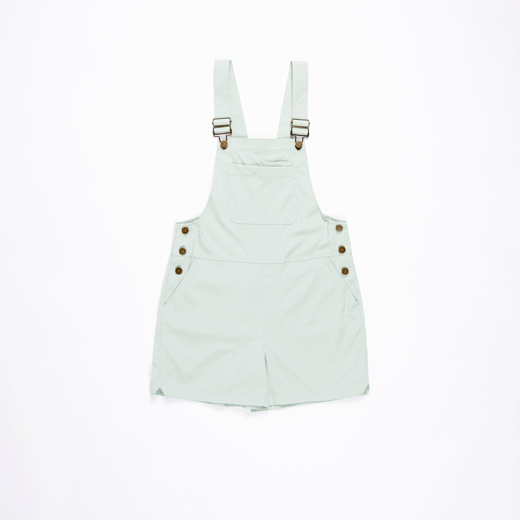 [Mist] Eeva Short Overalls Mist Flatlay