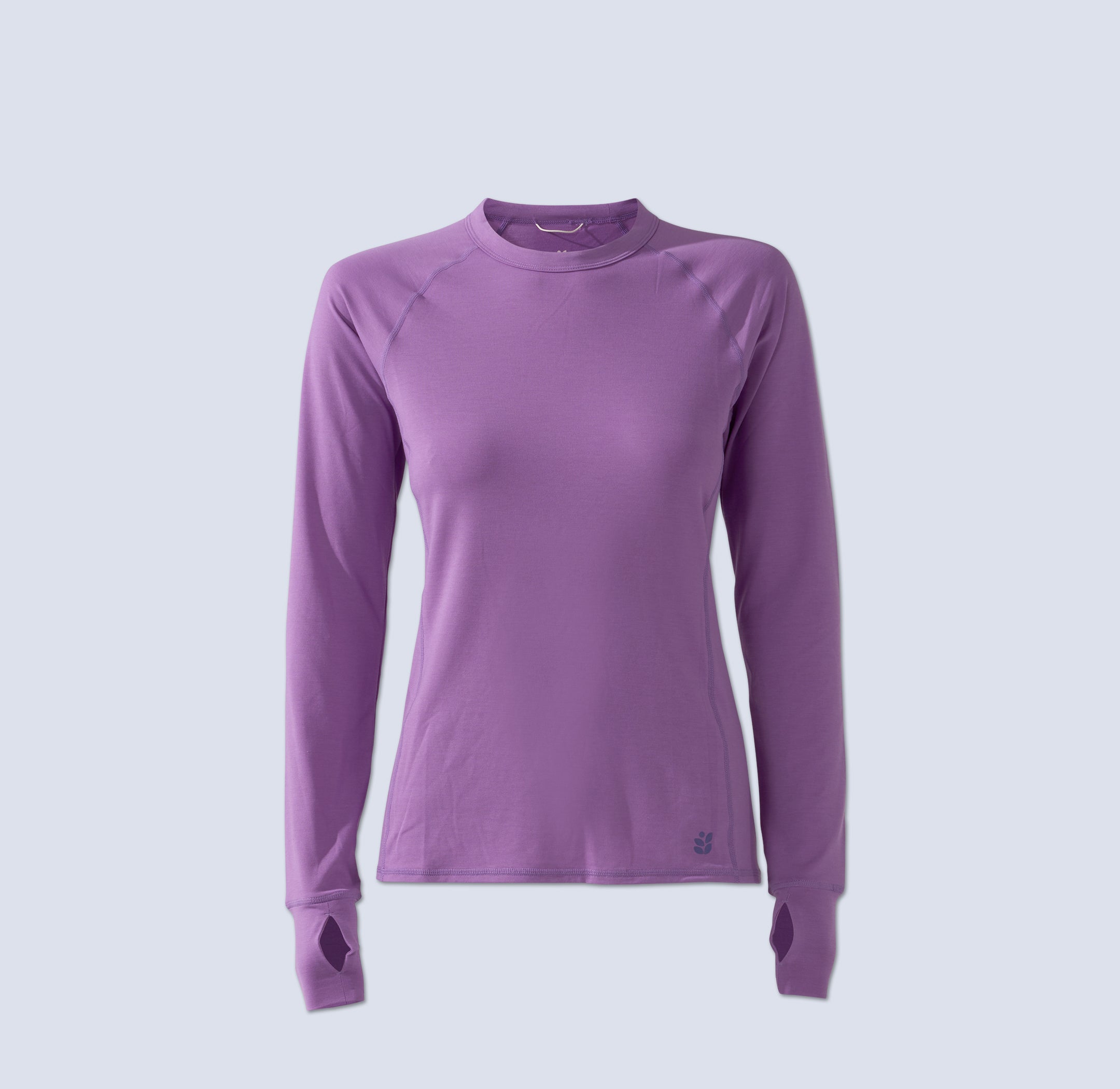 [Spruce Spuntini] Bassett Raglan Lite amethyst purple flatlay