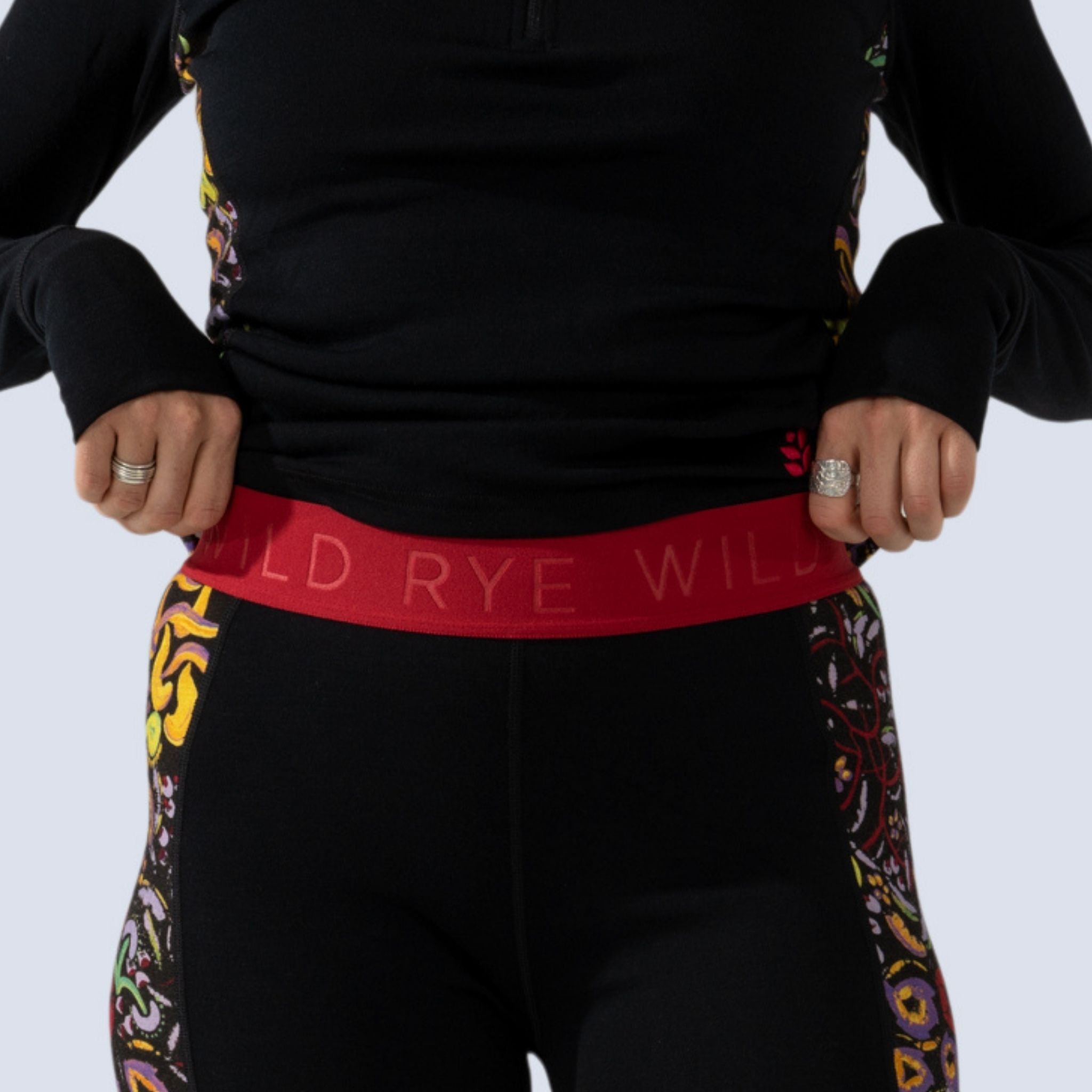 [Understory Blocked] Understory blocked red waistband detail
