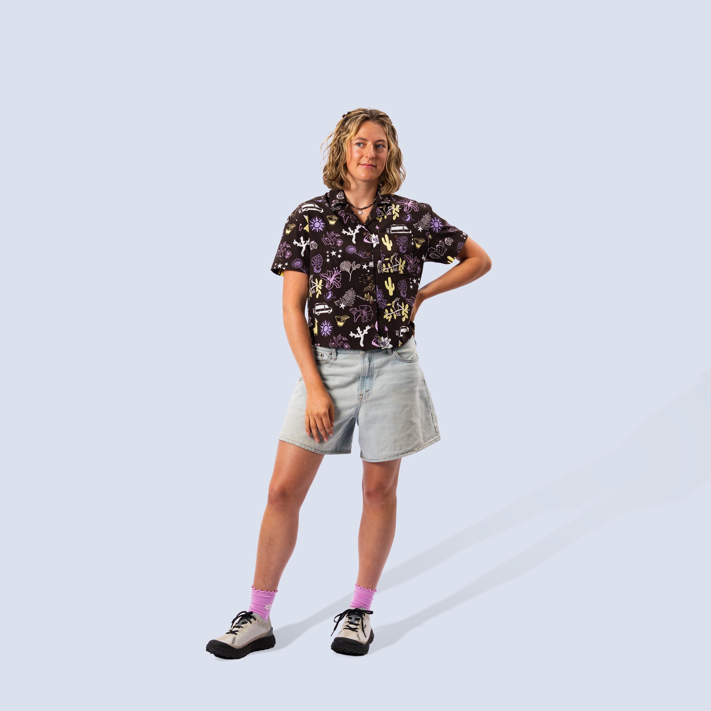 [TEN] Full body on model view of lil party shirt birthday edition