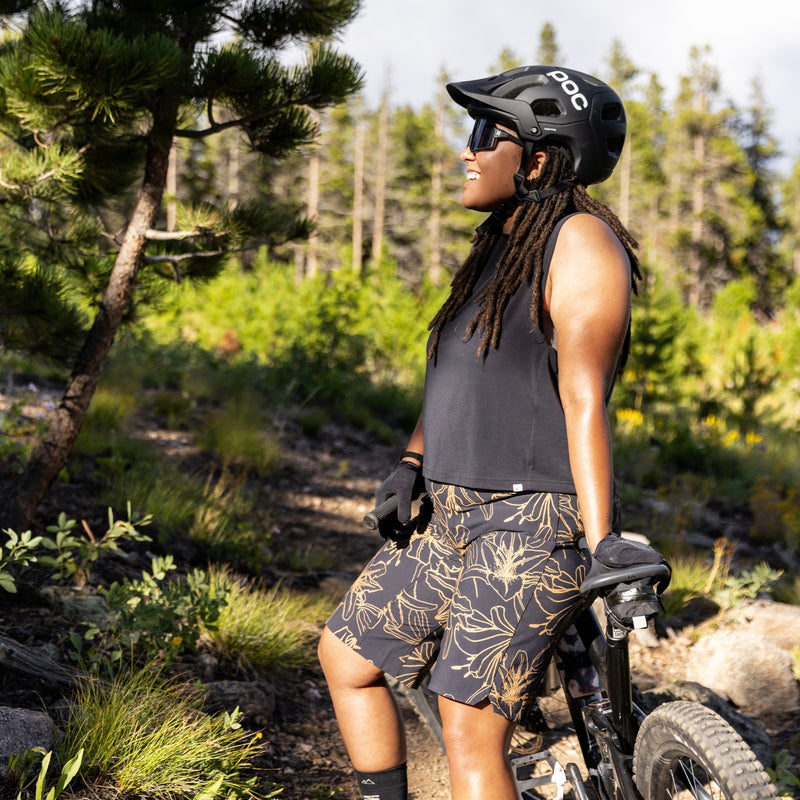 Womens Mountain Bike Shorts 7 Wild Rye