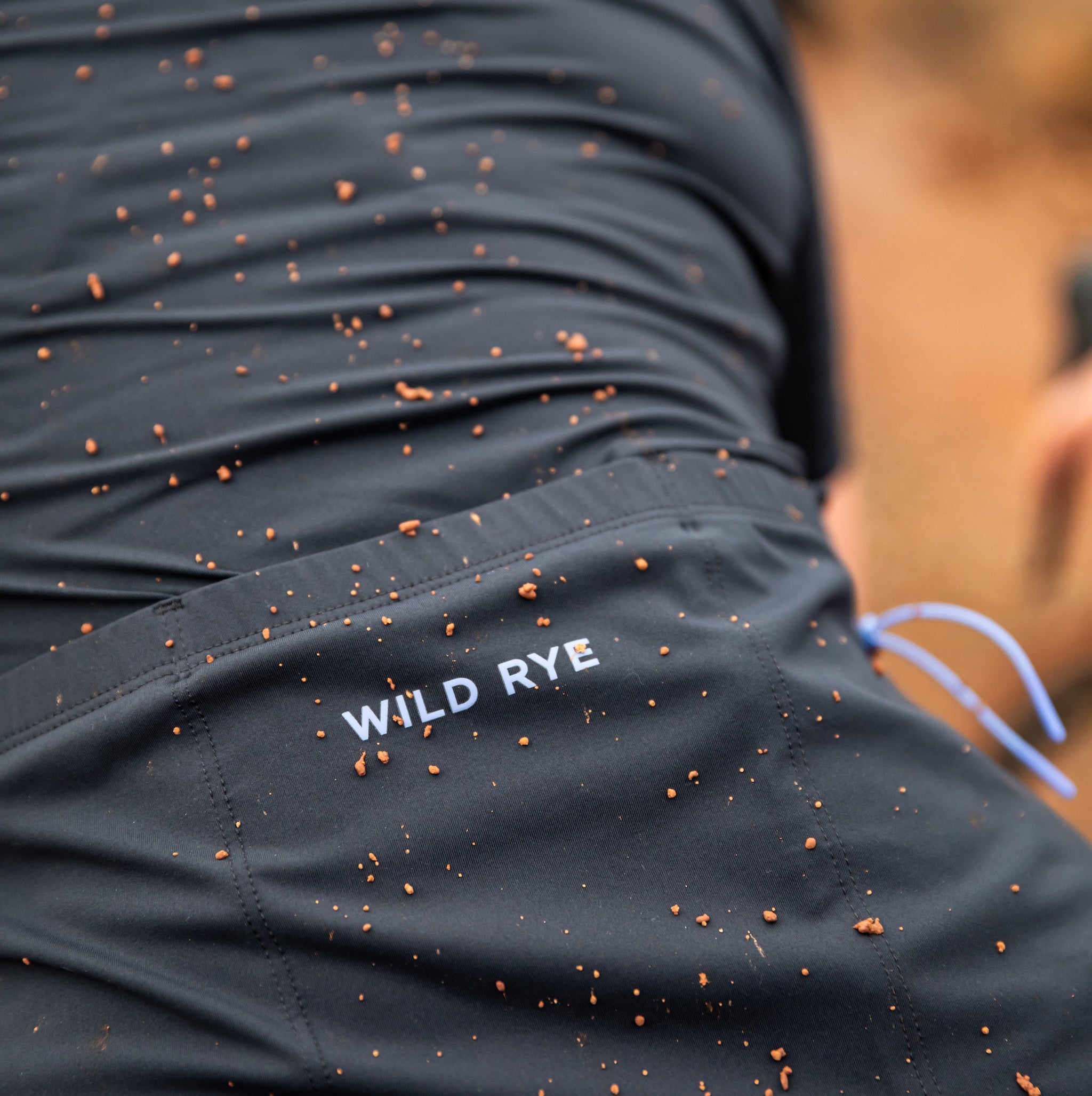 [Black] Gem Distance Jersey with Mud Splatter