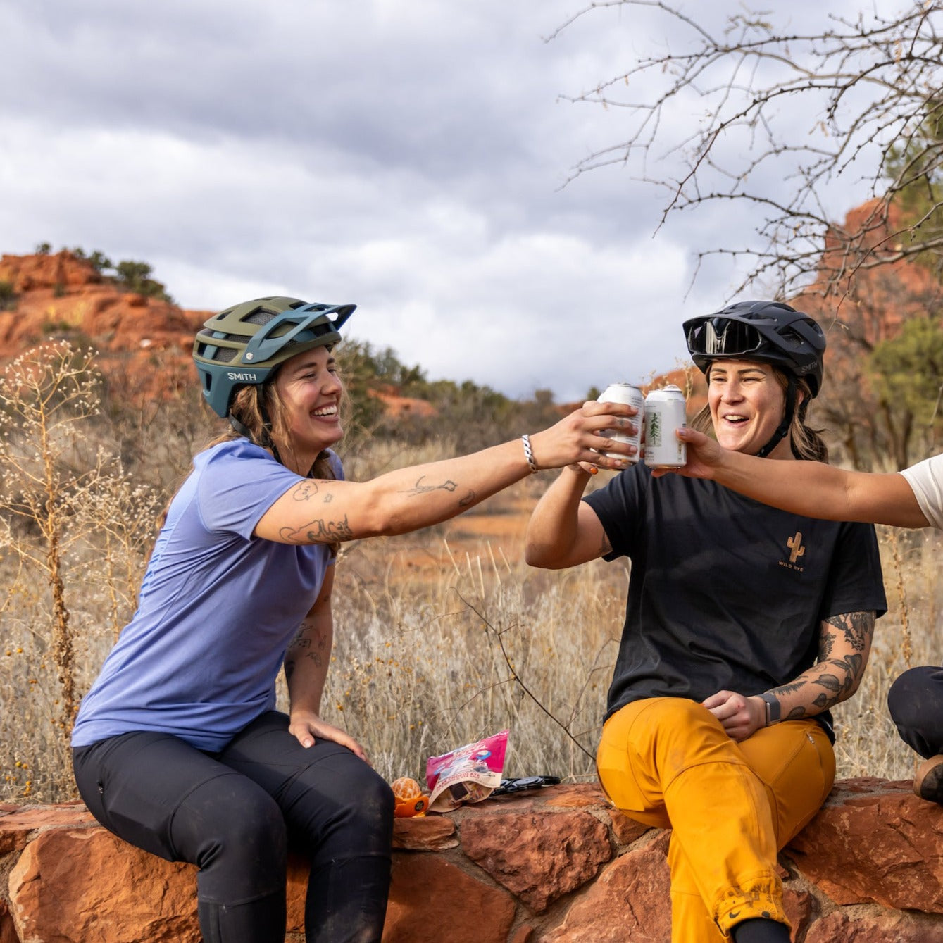 [Bluebird] Women Celebrating with Beers