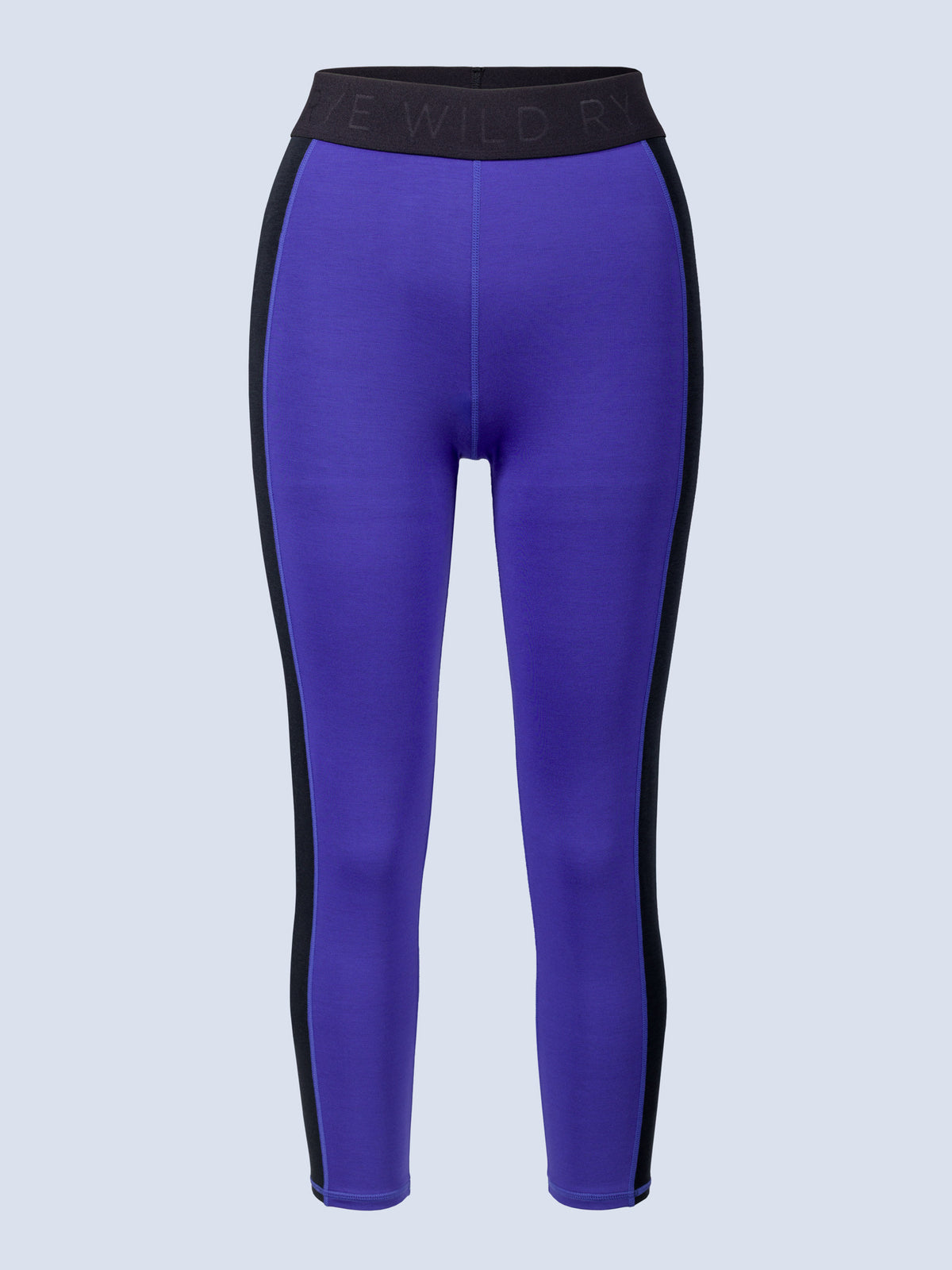 [Lapis Blocked] Bassett LITE Legging in lapis blocked, flatlay