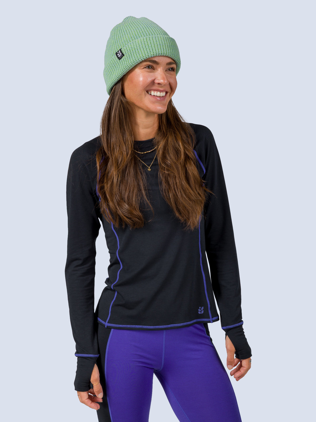 [Seaglass] Gretel Beanie in Seaglass worn on model