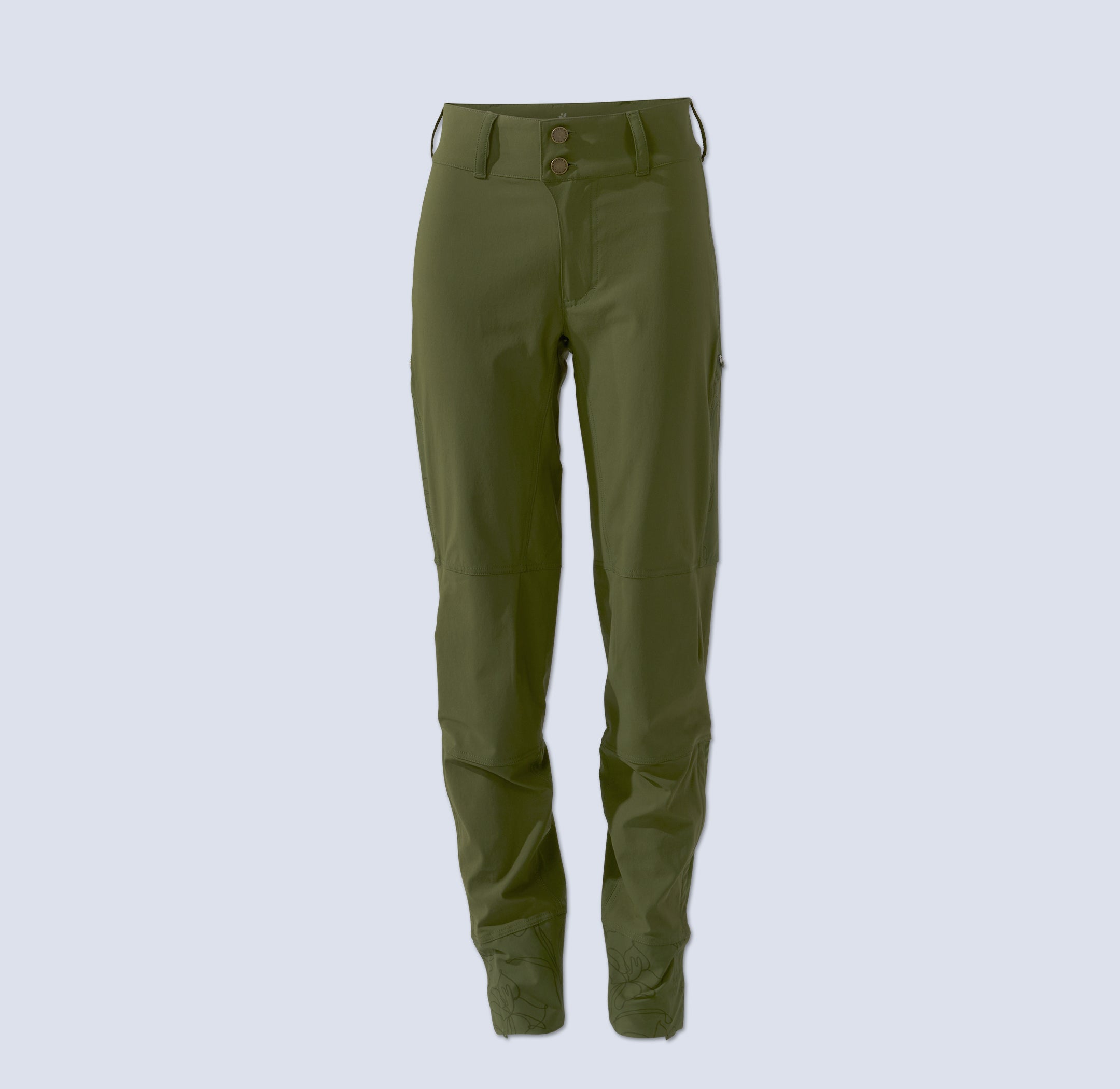 [Olive You] Freyah Pant Olive flatlay