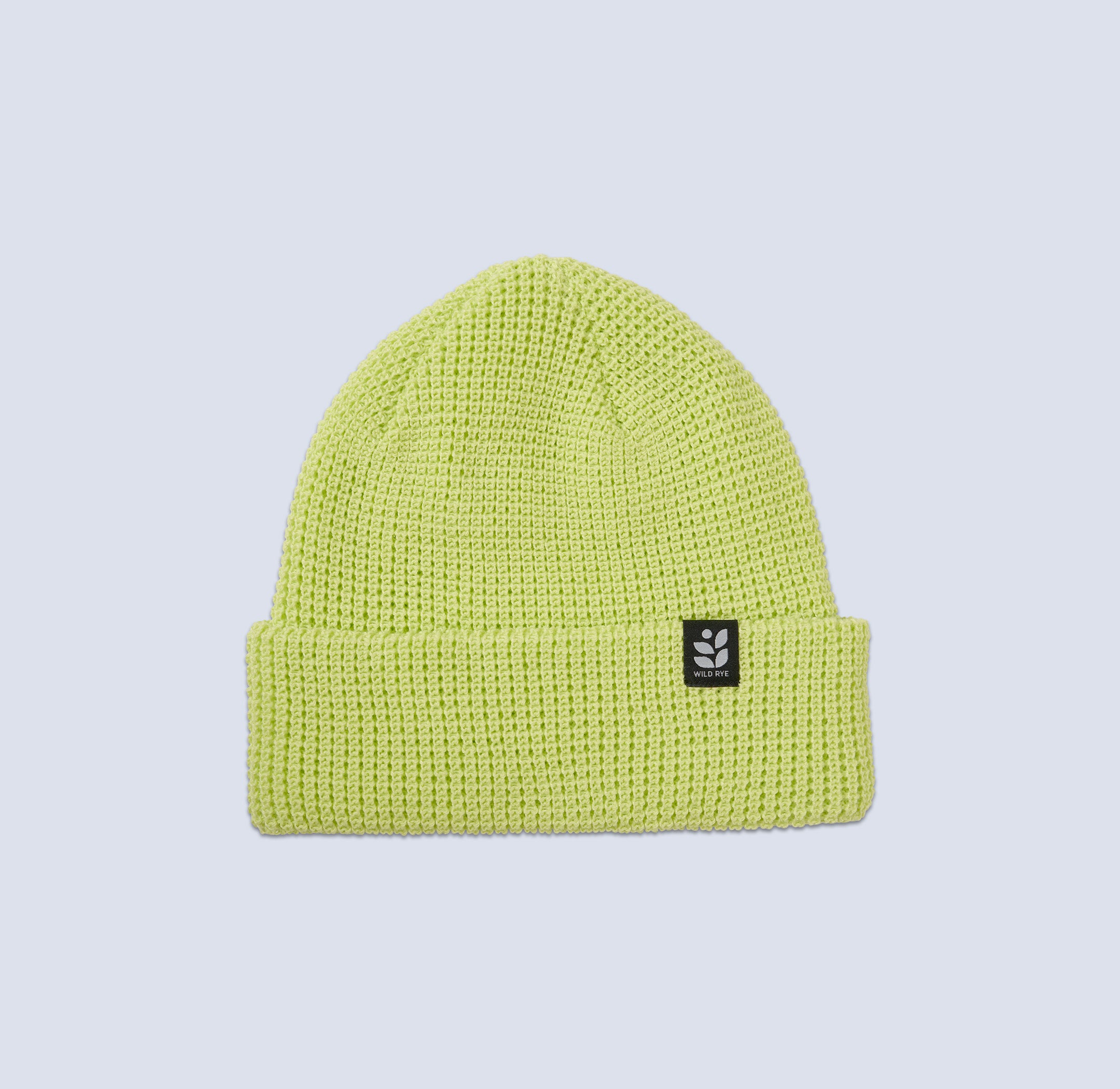 [Iced Matcha] Waffle knit beanie in iced matcha green colorway