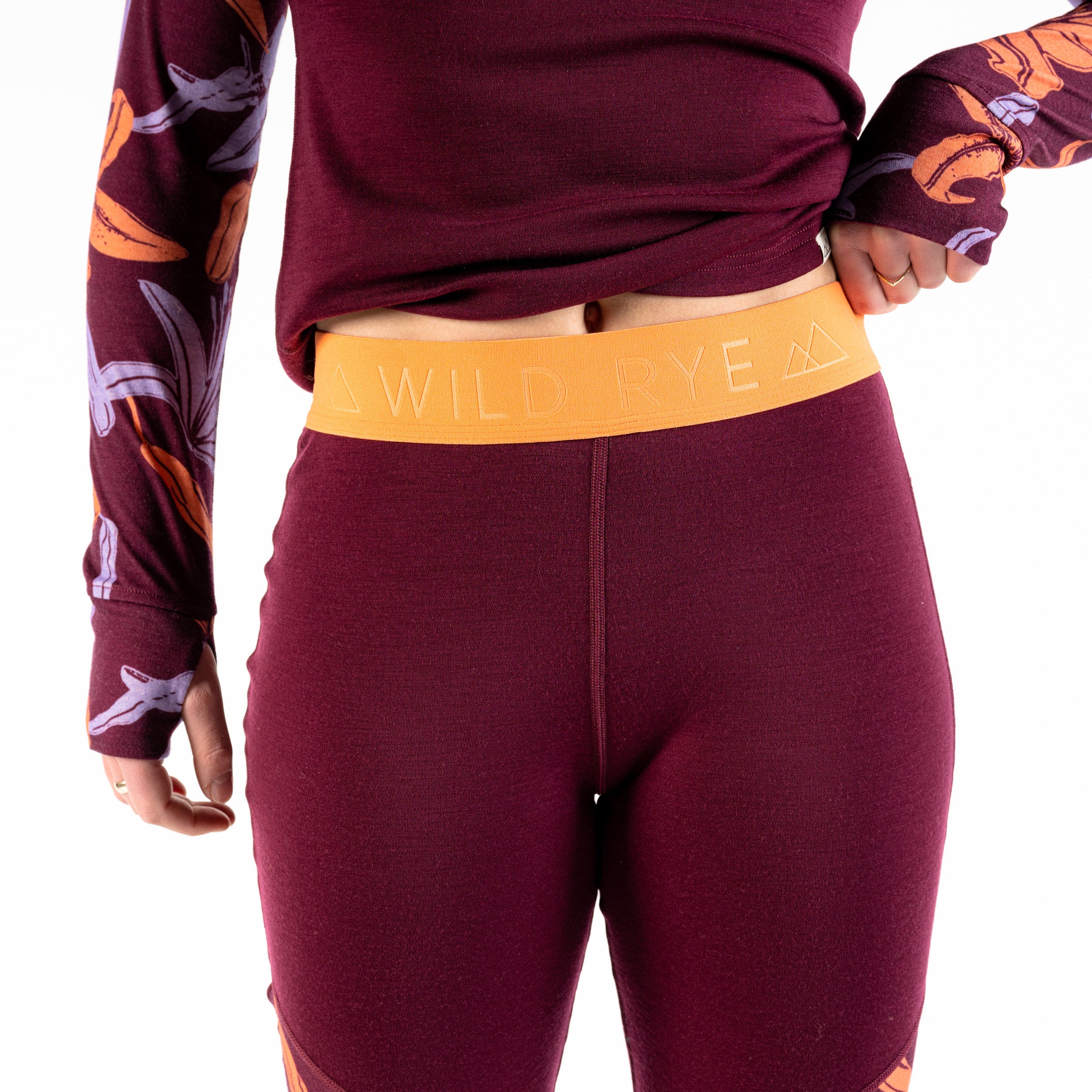 Jane Legging Lily Plum Waistband