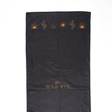 [Desert Dream-Black] Wild Rye Camp Towel Desert Dream-Black Flatlay 2