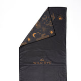 Wild Rye Camp Towel Desert Dream-Black Flatlay
