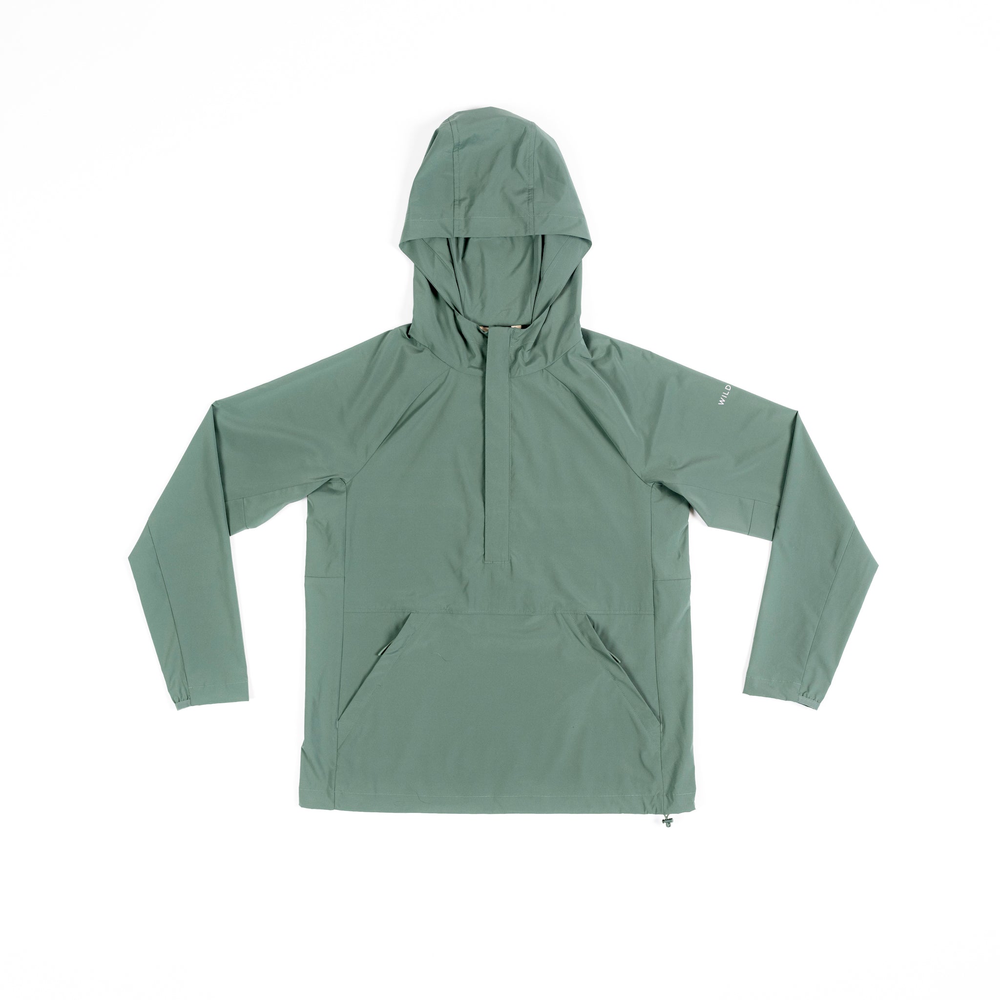 [Slate Green] Slate Green Alden Anorak Windbreaker Flatlay