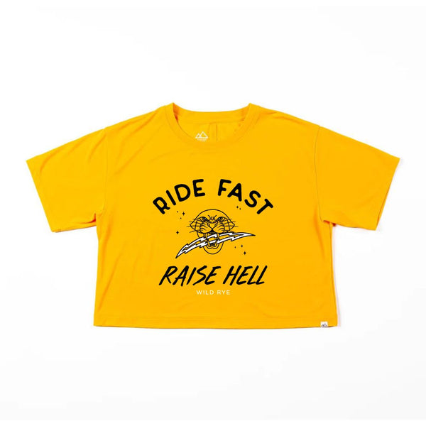 Tangerine "Ride Fast Raise Hell" T-Shirt