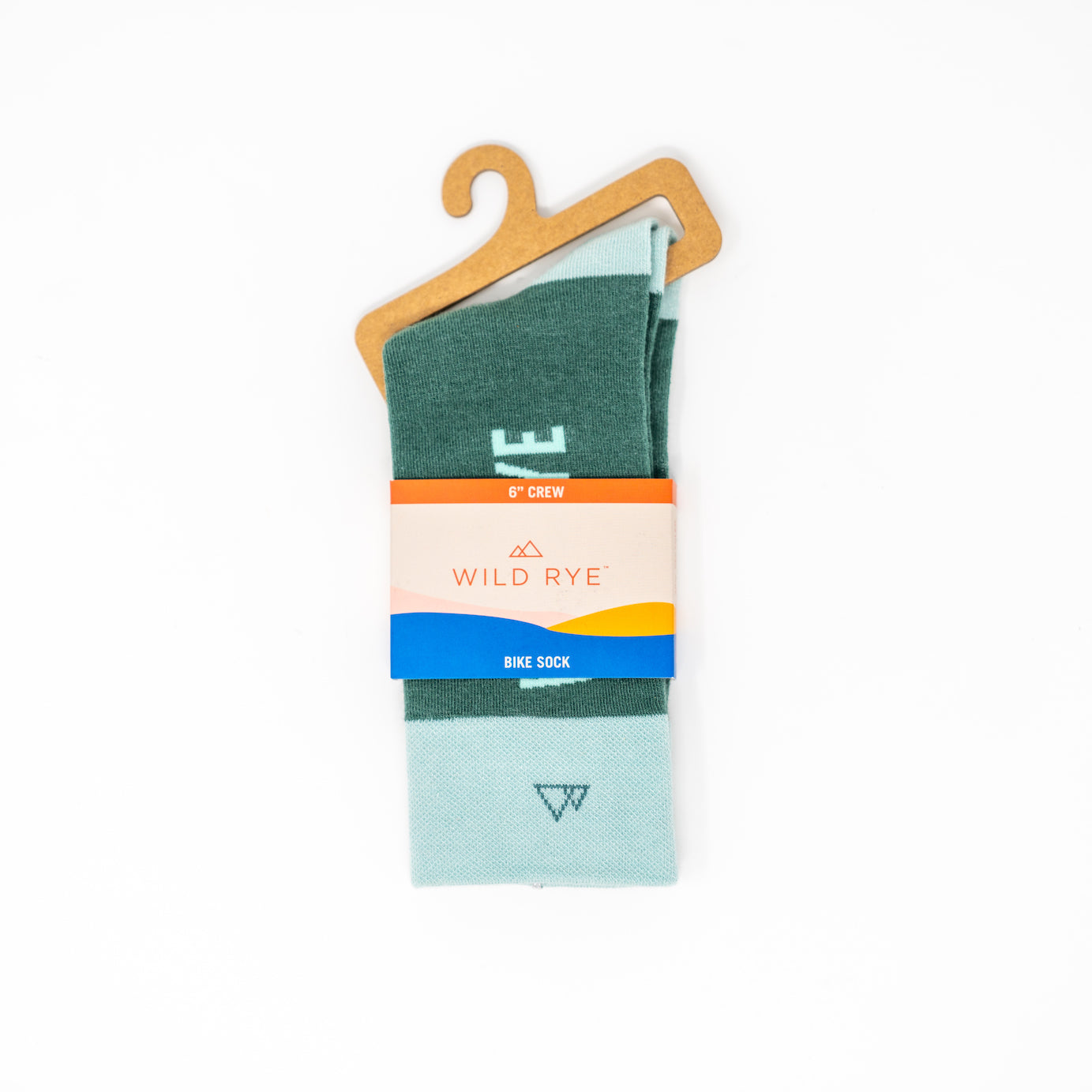 [Slate Green-Mist] Wild Rye Bike Sock Slate Green-Mist In Package