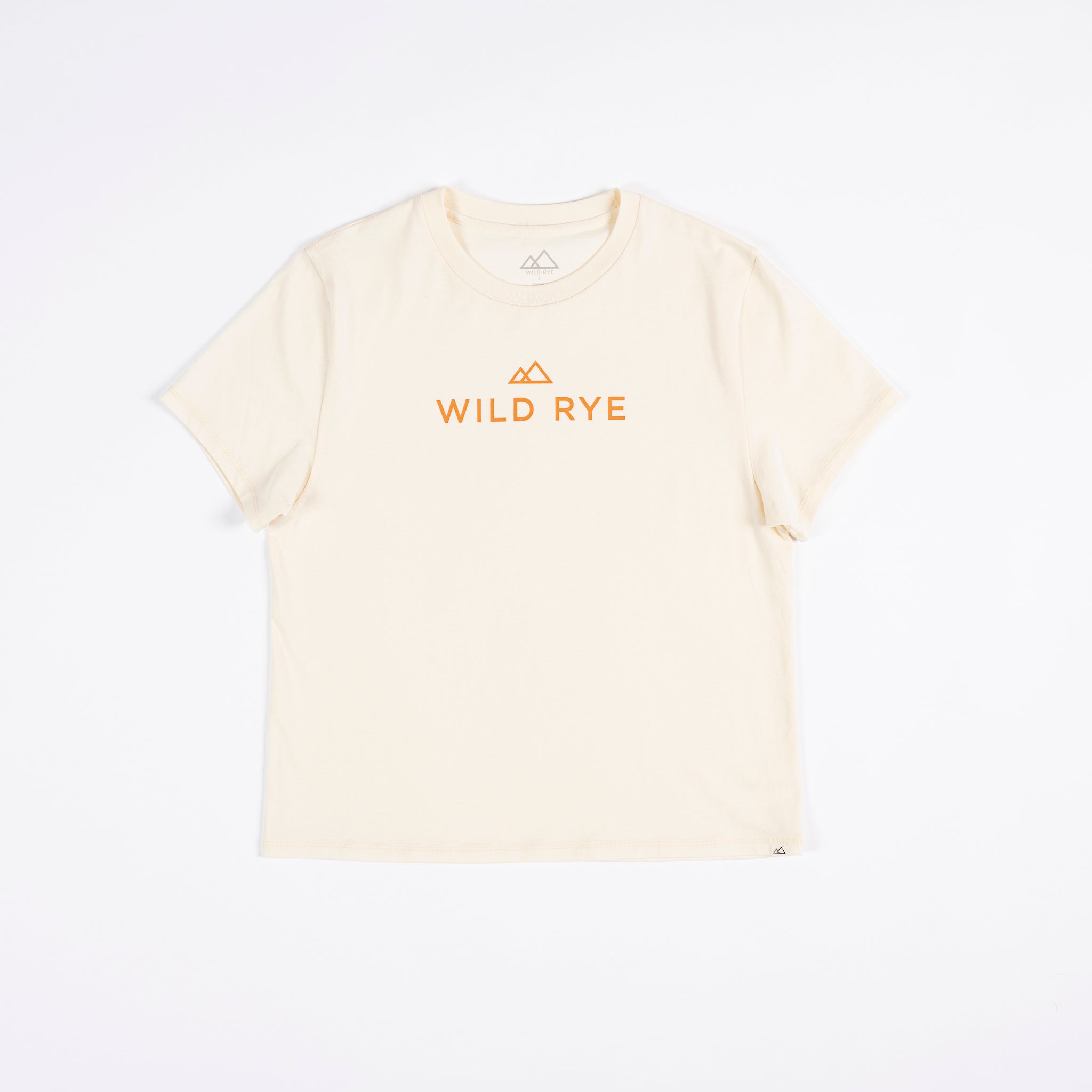 [Cream Wild Rye] Cream Wild Rye Graphic Tee Flatlay