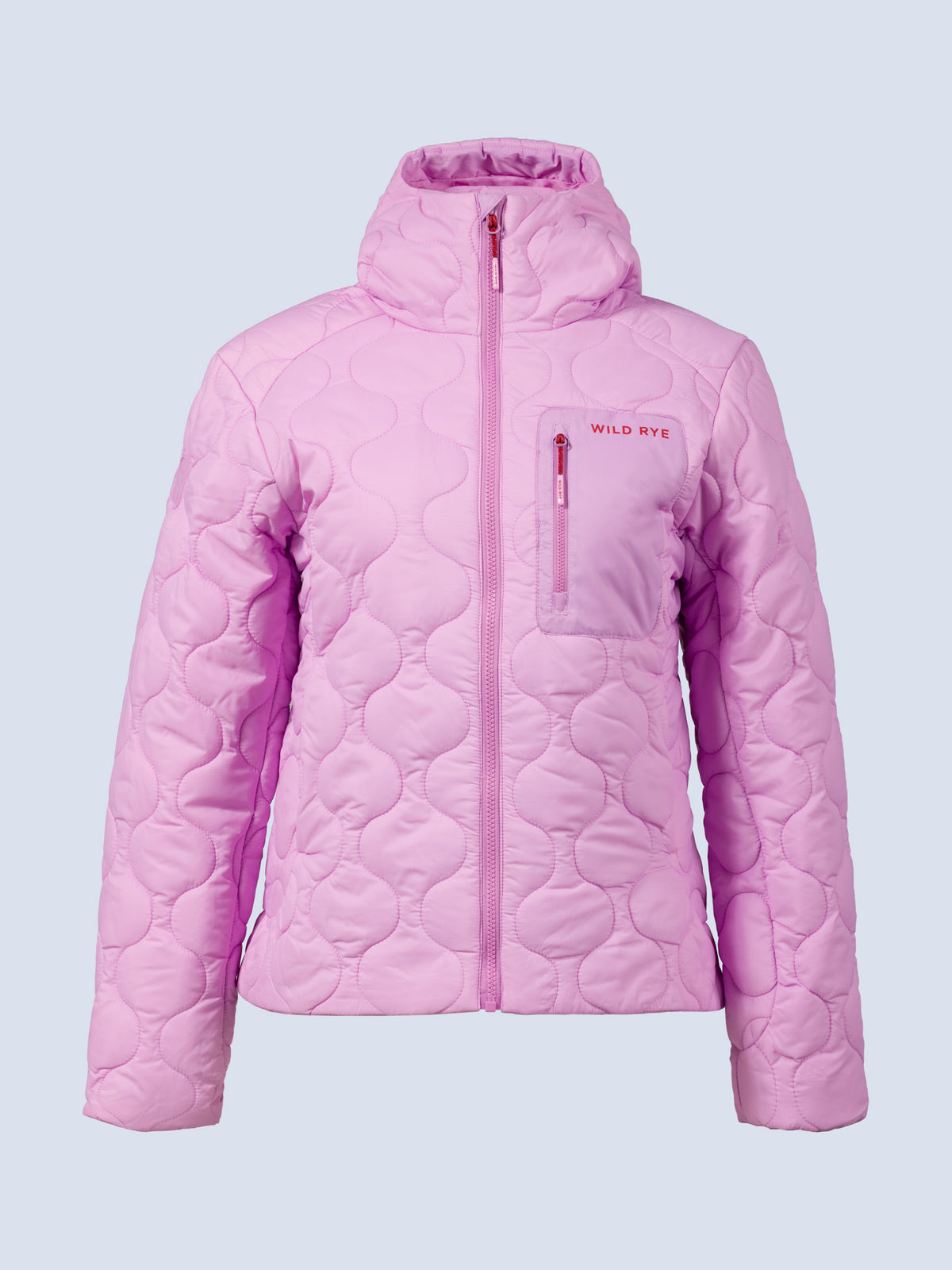 [Orchid] Braxon Hoodie in orchid pink, flatlay