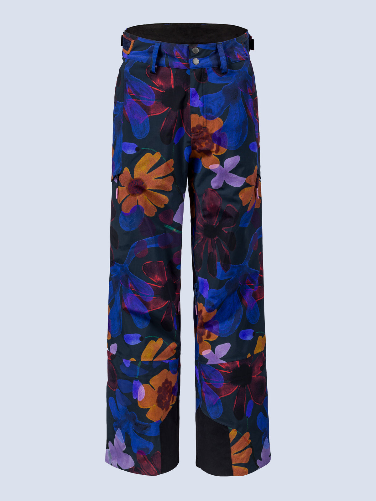 [Nightflora] Butterfield 3L Pant in nightflora floral print, flatlay