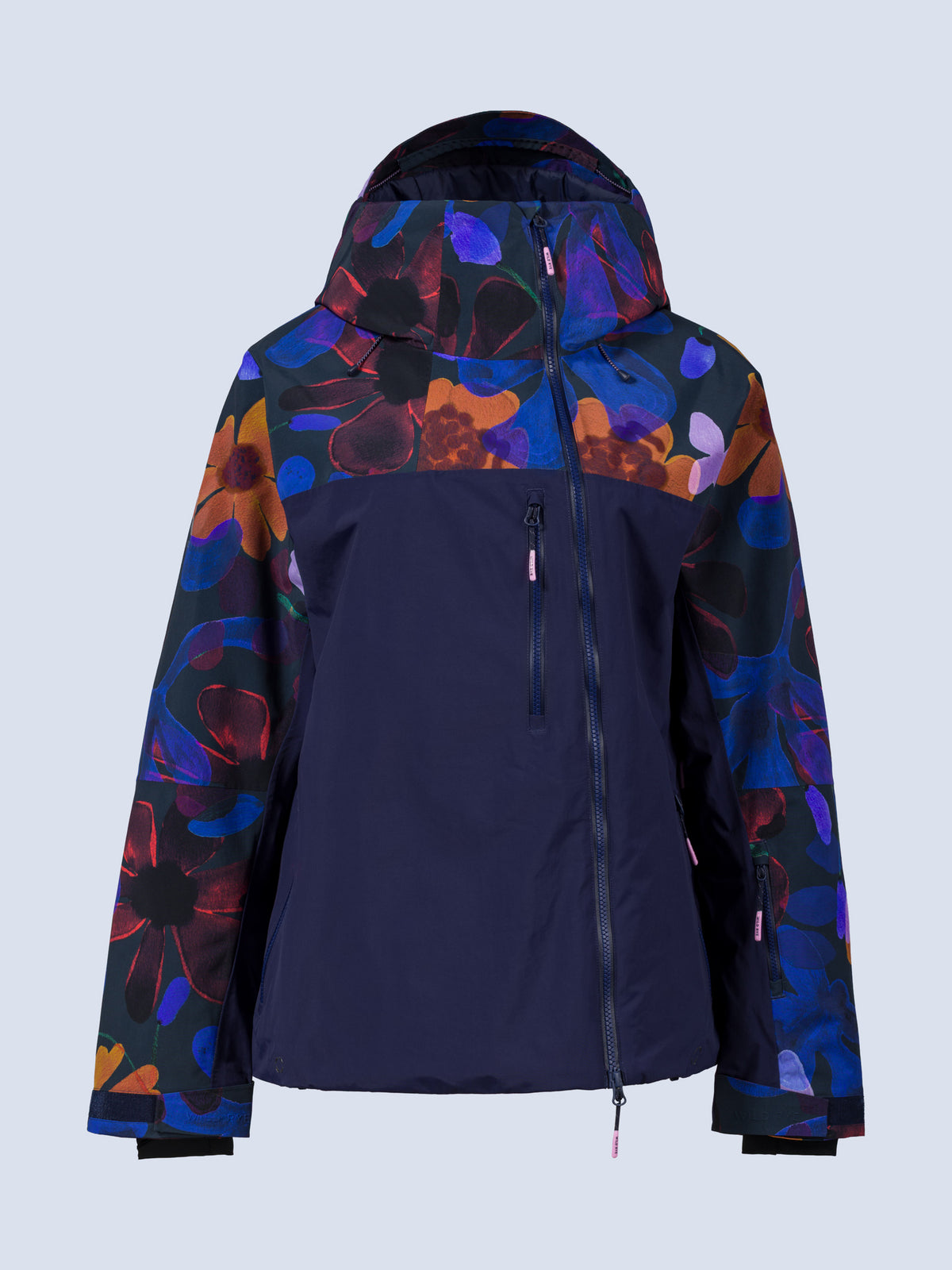 [Nightflora] Roundhouse 2L Insulated Jacket in nightflora floral print, flatlay