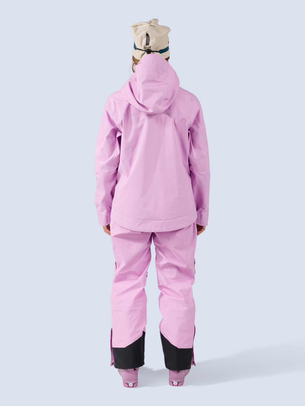 [Orchid] Heyburn 3L Jacket in orchid pink, on model back full body view