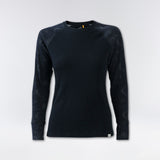 [Zodiac Black] Black merino wool baselayer with zodiac print sleeves