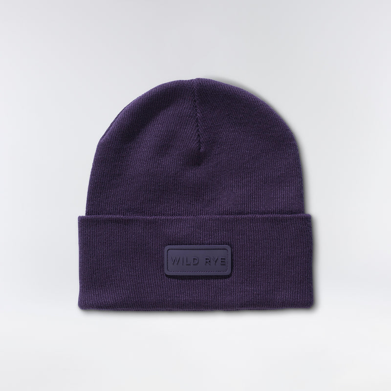 [Eggplant] Knit  eggplant purple beanie