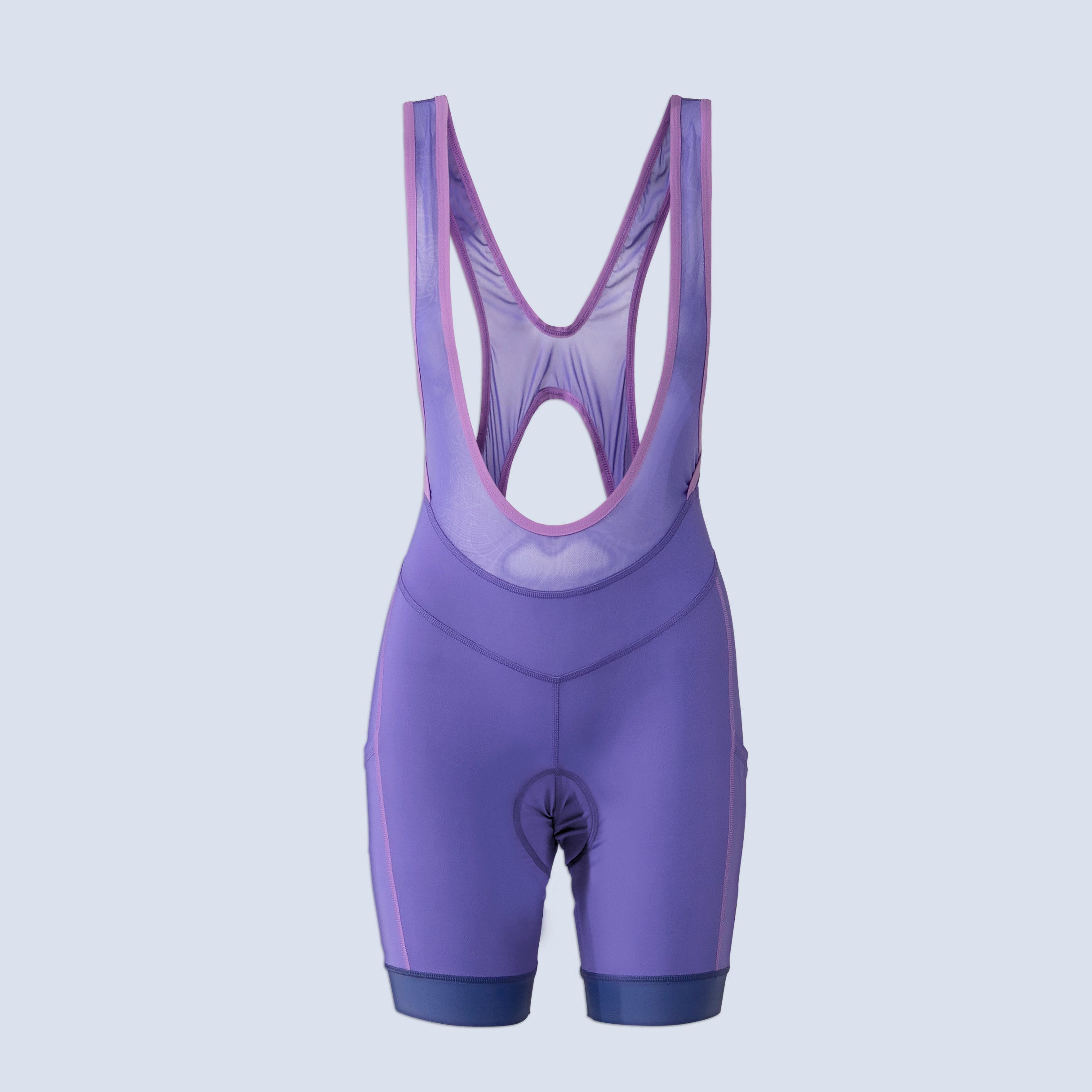 [Iris] Billie Stash Bib in Iris, flatlay