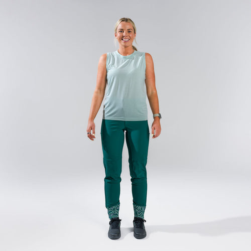 [Pine] Freyah Pant Pine Front Full Body