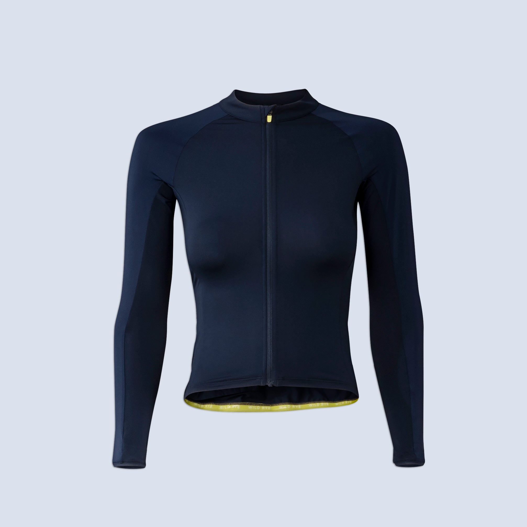 [Midnight] Gem longsleeve jersey in midnight, flatlay