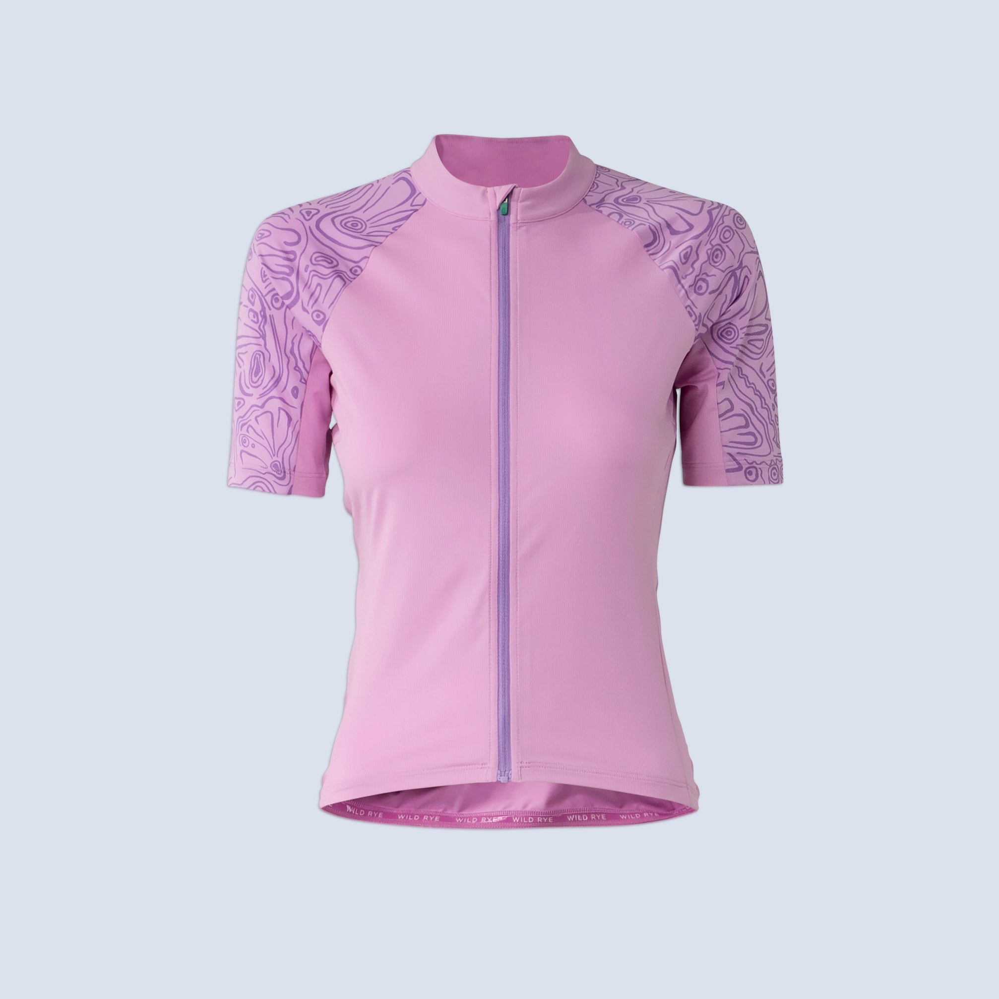 [Alpenglow Wings] Gem Jersey pink flatlay