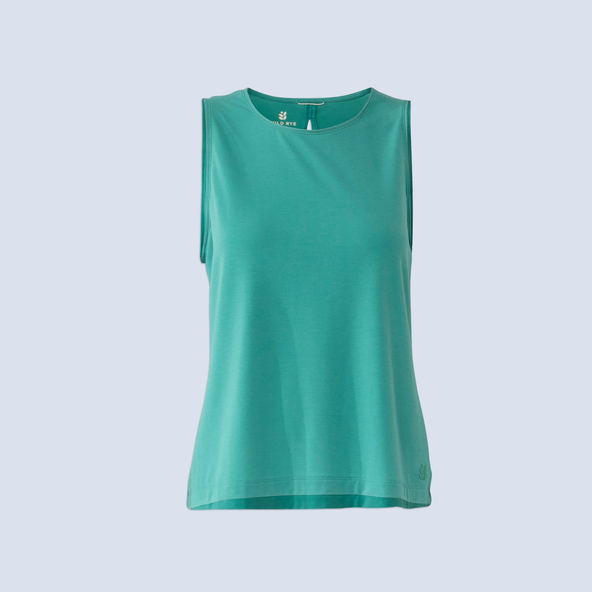 [Alhambra] Lola Muscle tank Alhambra green flatlay