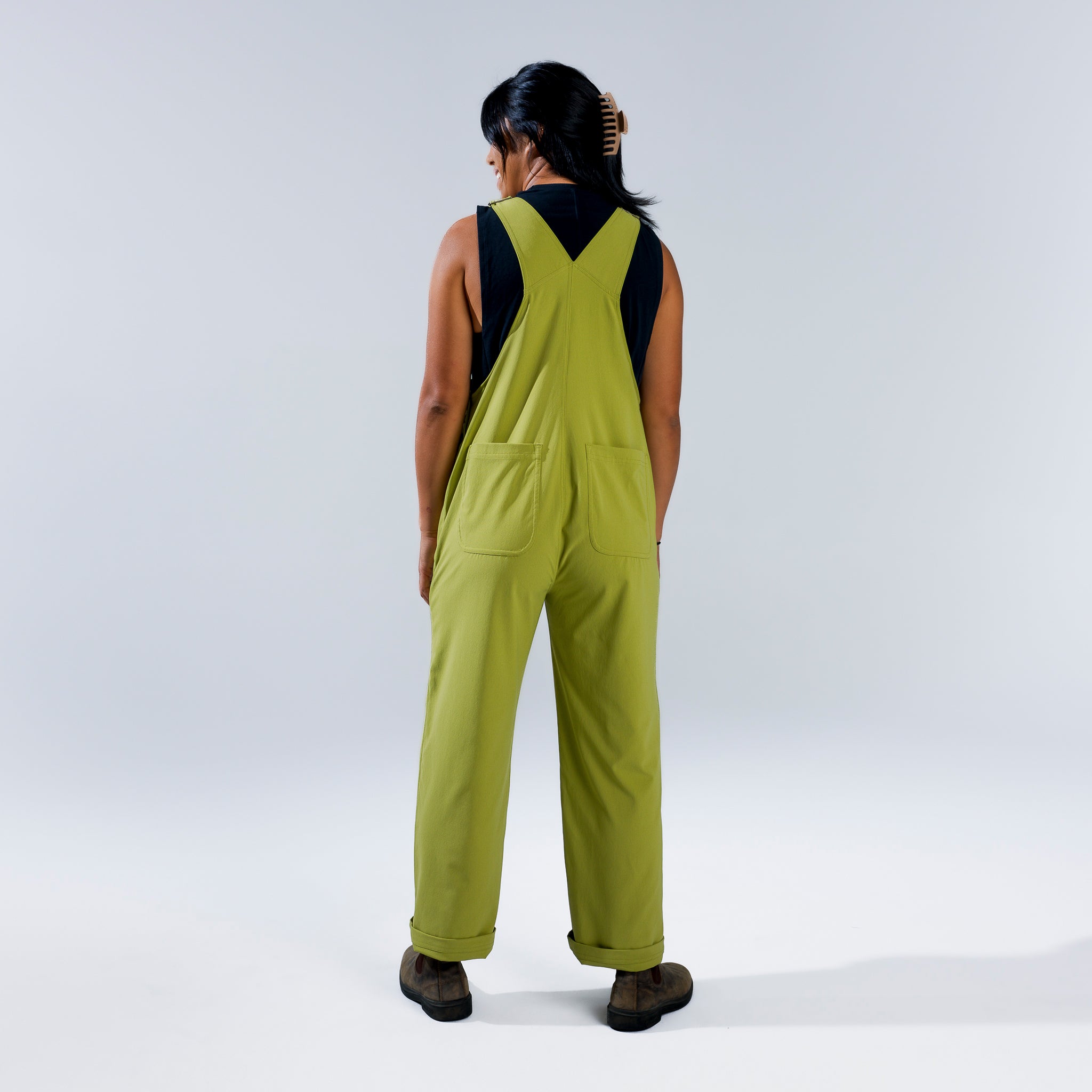 [Caper] Emmett Overalls Caper Back View