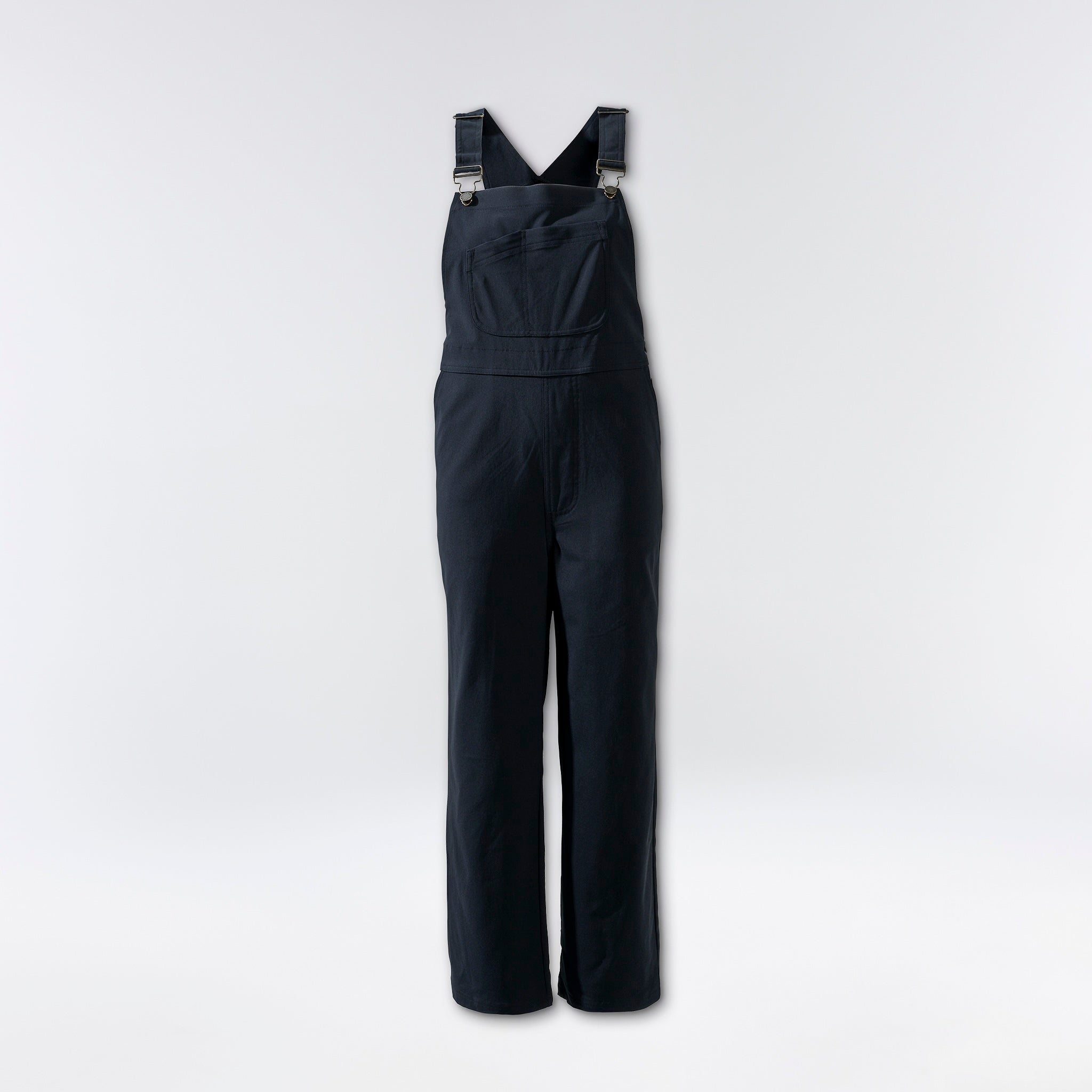 [Black] Emmett Overalls Black Flatlay