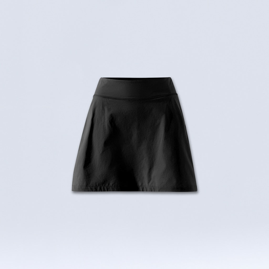 [Black] Parker Skort Black Flatlay