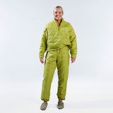 [Caper] Green insulated pant front full body 