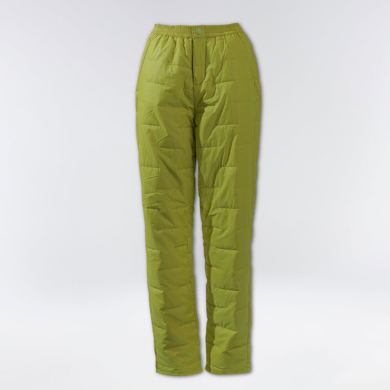 [Caper] Green insulated pant flatlay