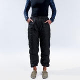 [Black] Black insulated pant front crop view