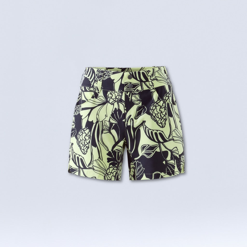 [Matcha Morchella] Matcha Morchella print Rita 6" bike short layflat