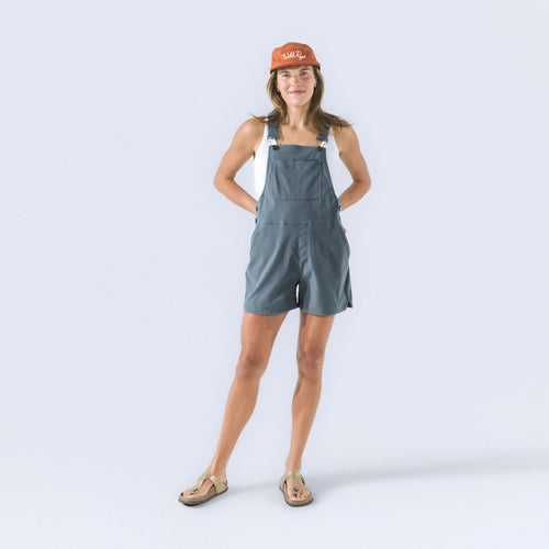 [Steel] Eeva Short Overalls steel front full body