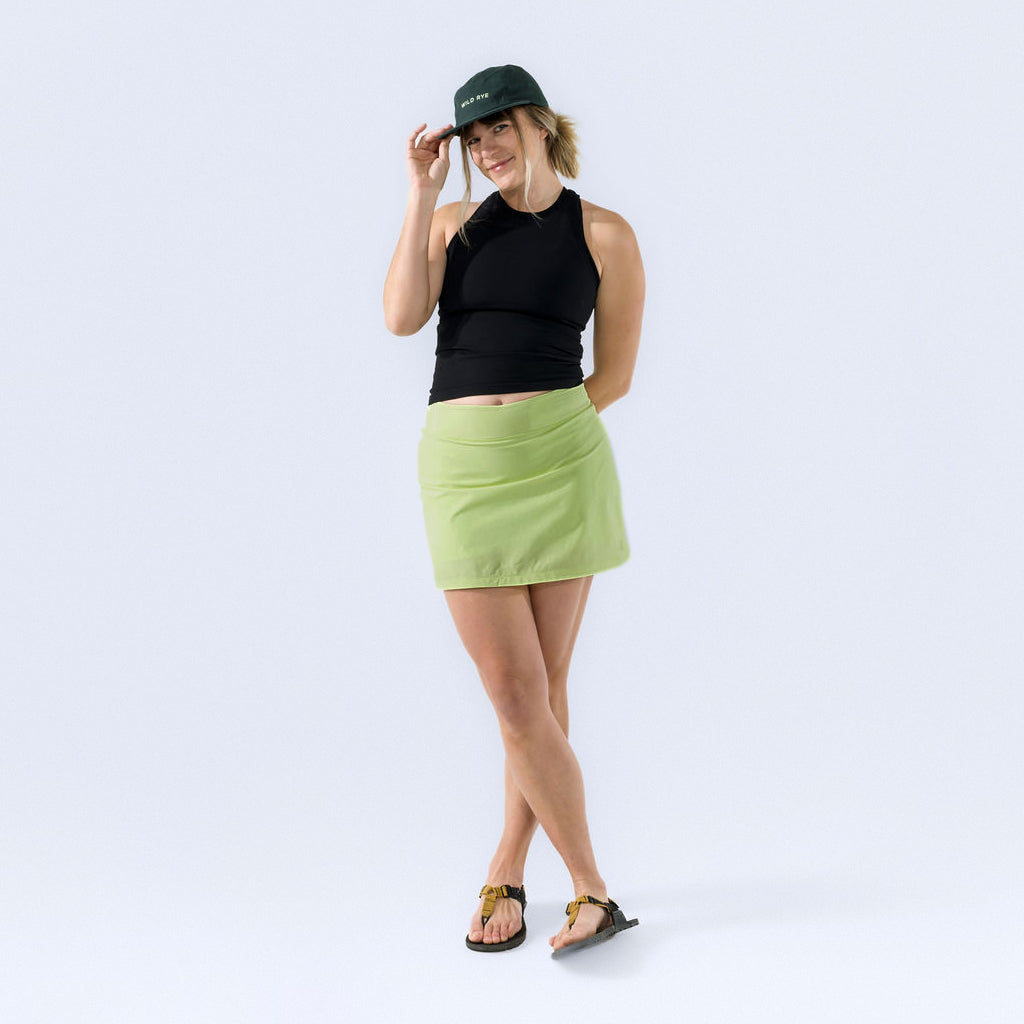 [Iced Matcha] Parker Skort Iced Matcha front full body