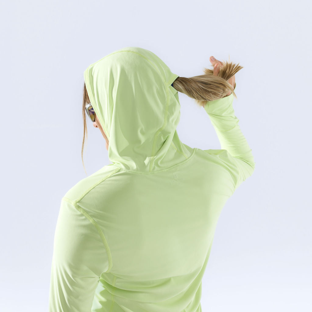 [Iced Matcha] Sawyer Sunshirt Matcha Ponytail Hole on Hood