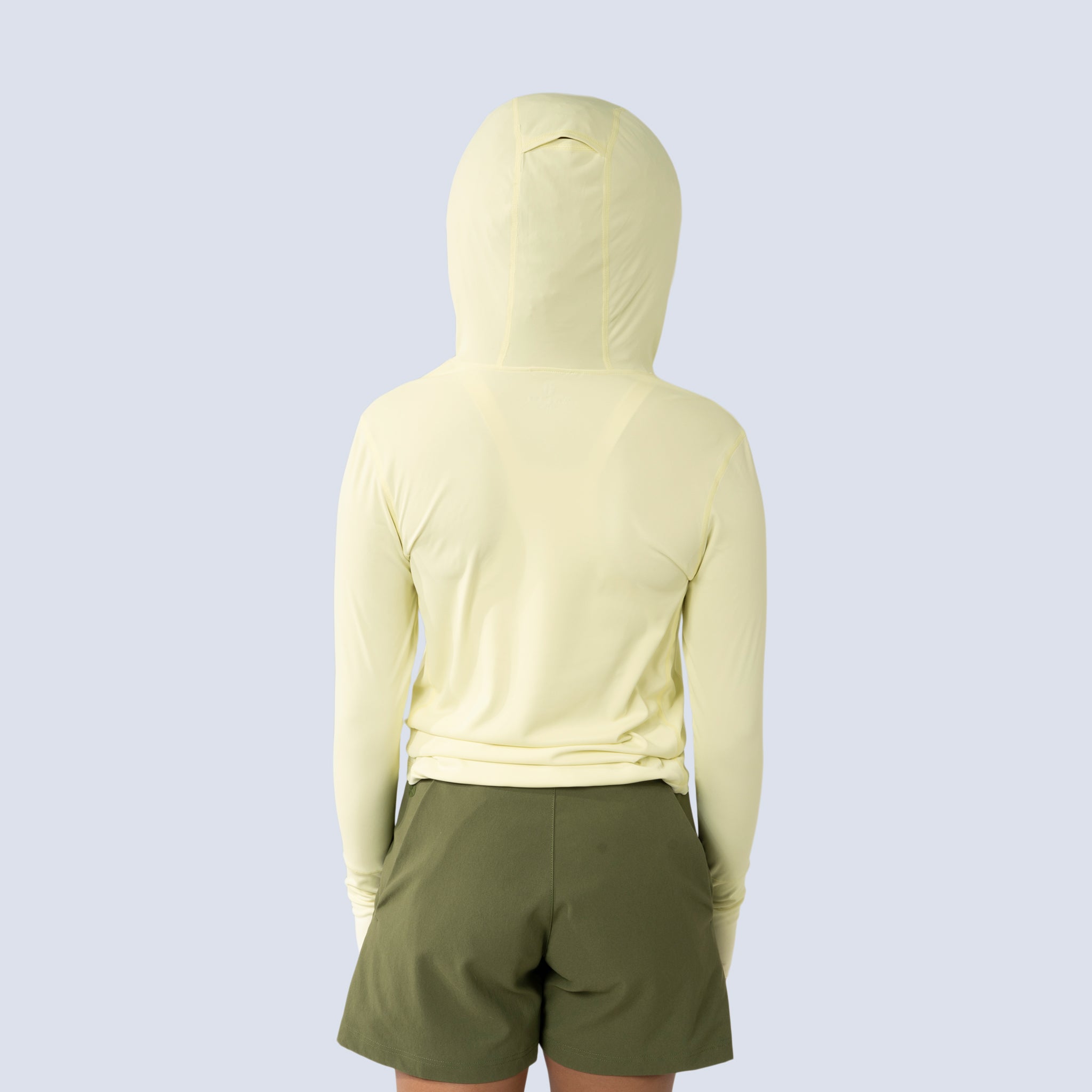 [Butter] Sawyer sunshirt butter yellow ponytail hole detail