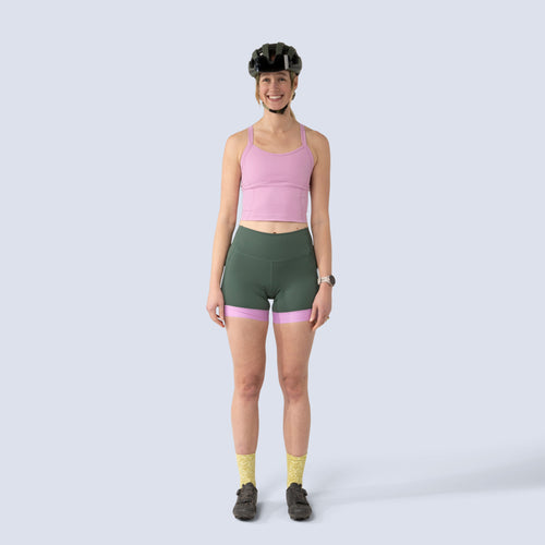 [Slate Green-Alpenglow] Eleanor Chammy in Slate Green-Alpenglow, on model front full body view