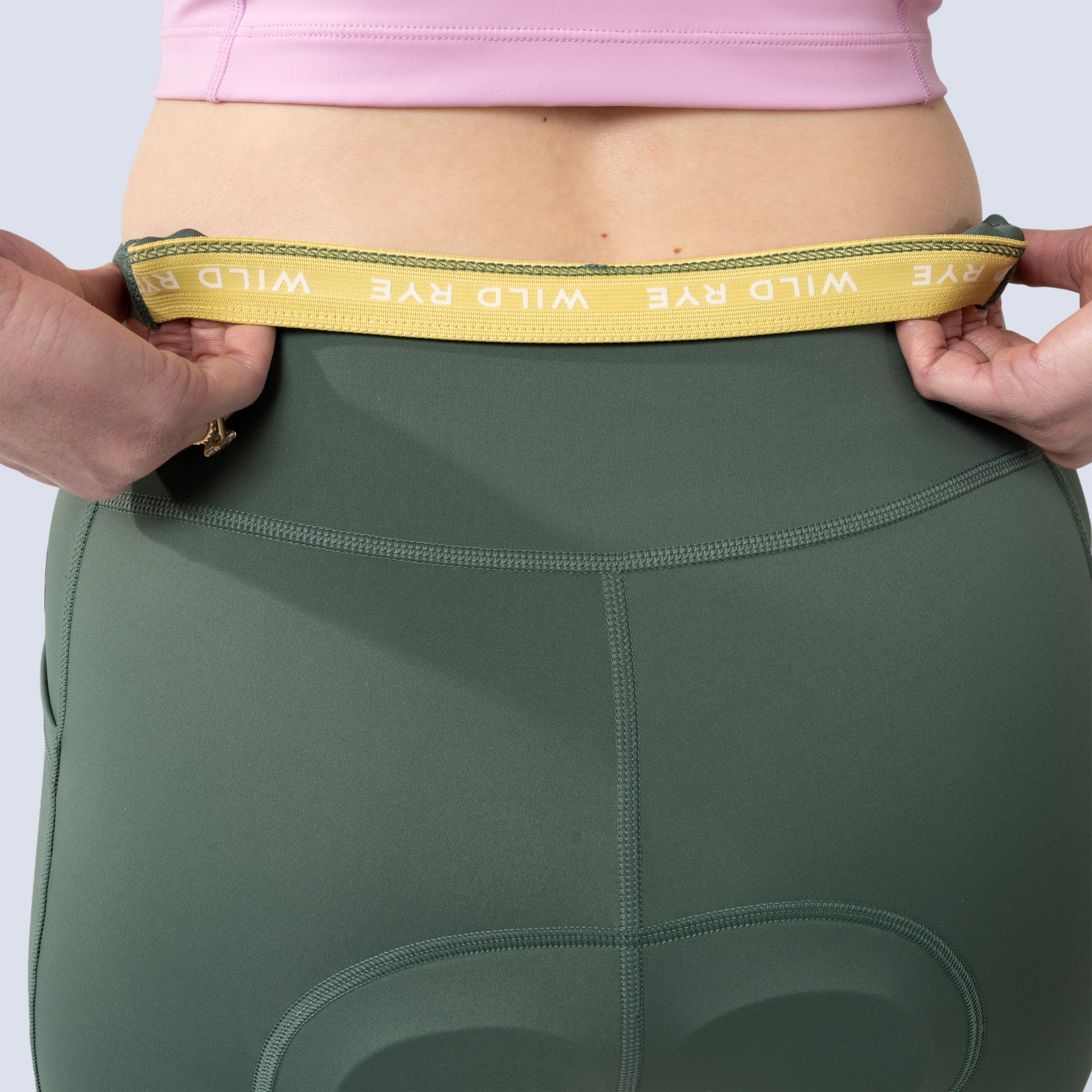 [Slate Green-Alpenglow] Eleanor Chammy in Slate Green-Alpenglow, waistband silicone grip