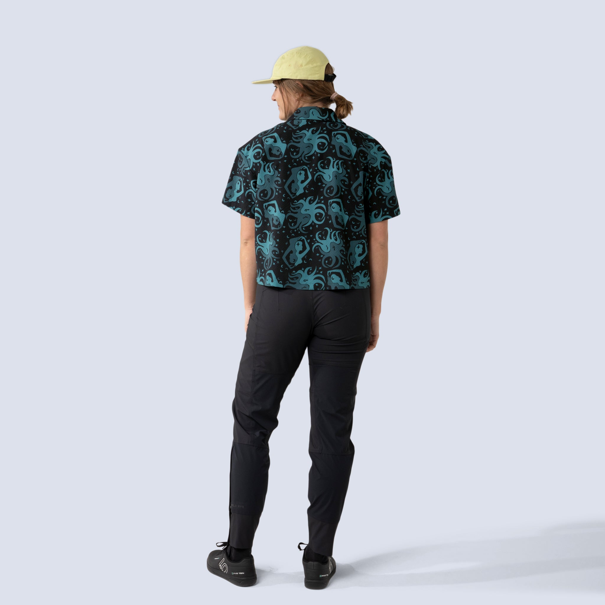 [Dark Reflections] Lil Party shirt Dark Reflections on model  back full body view