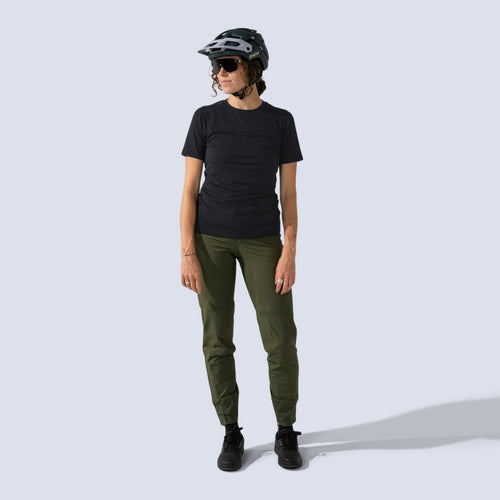 [Olive You] Freyah Pant Olive front full body view
