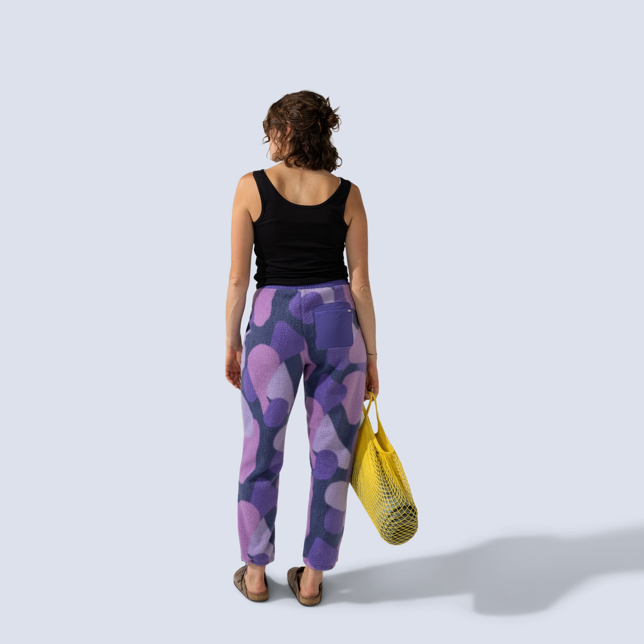 [Grape Expectations] Danner Fleece Jogger grape expectations back crop view